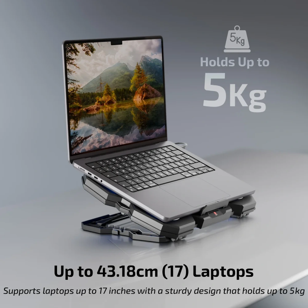 Iball Laptop Cooling Pad With Mobile Stand For 17 Inch Icepad 500 view 2